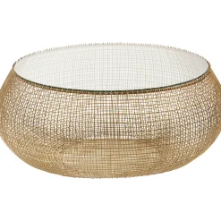 KARE Design Table Basse Cesta Gold