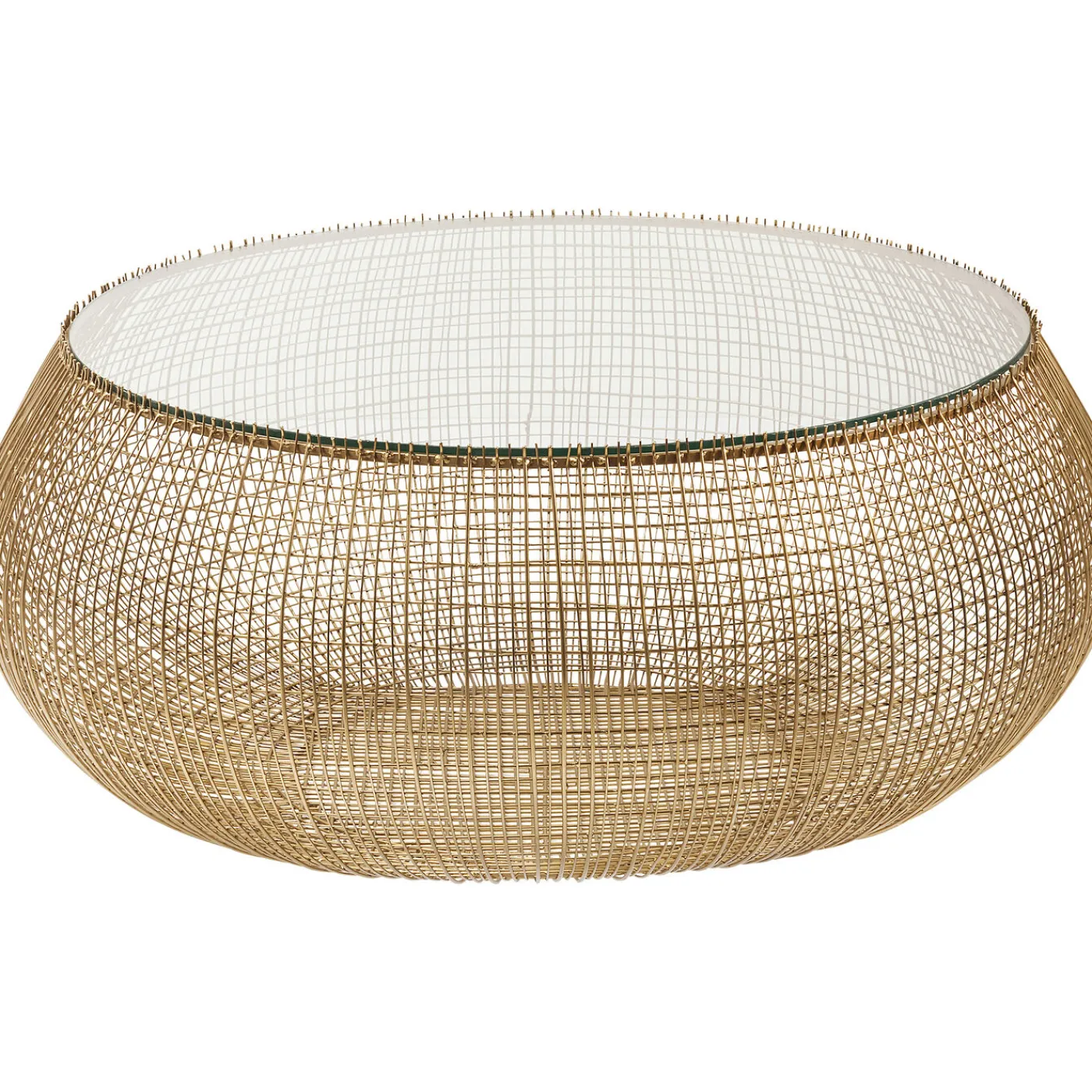 KARE Design Table Basse Cesta Gold