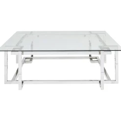 KARE Design Table Basse Clara Argente 120X120Cm