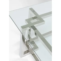 KARE Design Table Basse Clara Argente 120X120Cm