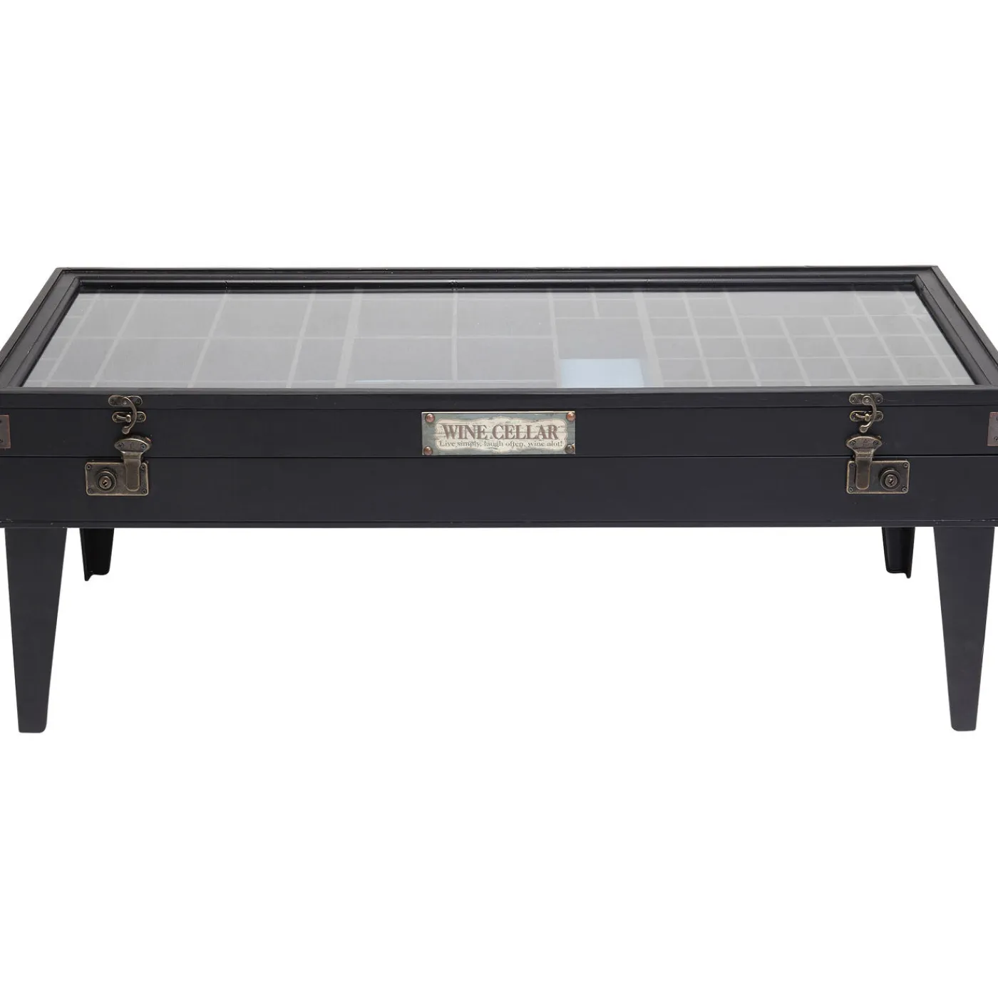 KARE Design Table Basse Collector Noir 122X55Cm