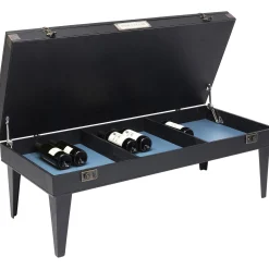 KARE Design Table Basse Collector Noir 122X55Cm