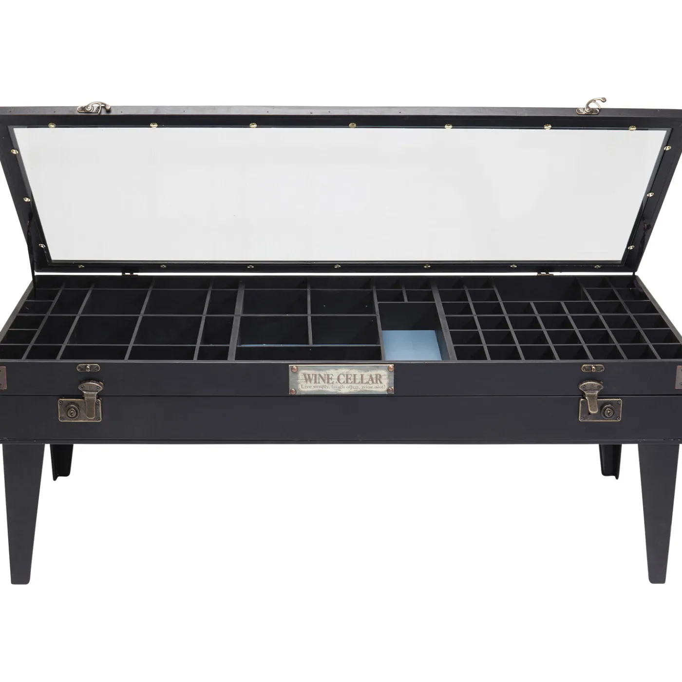 KARE Design Table Basse Collector Noir 122X55Cm