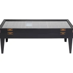 KARE Design Table Basse Collector Noir 122X55Cm