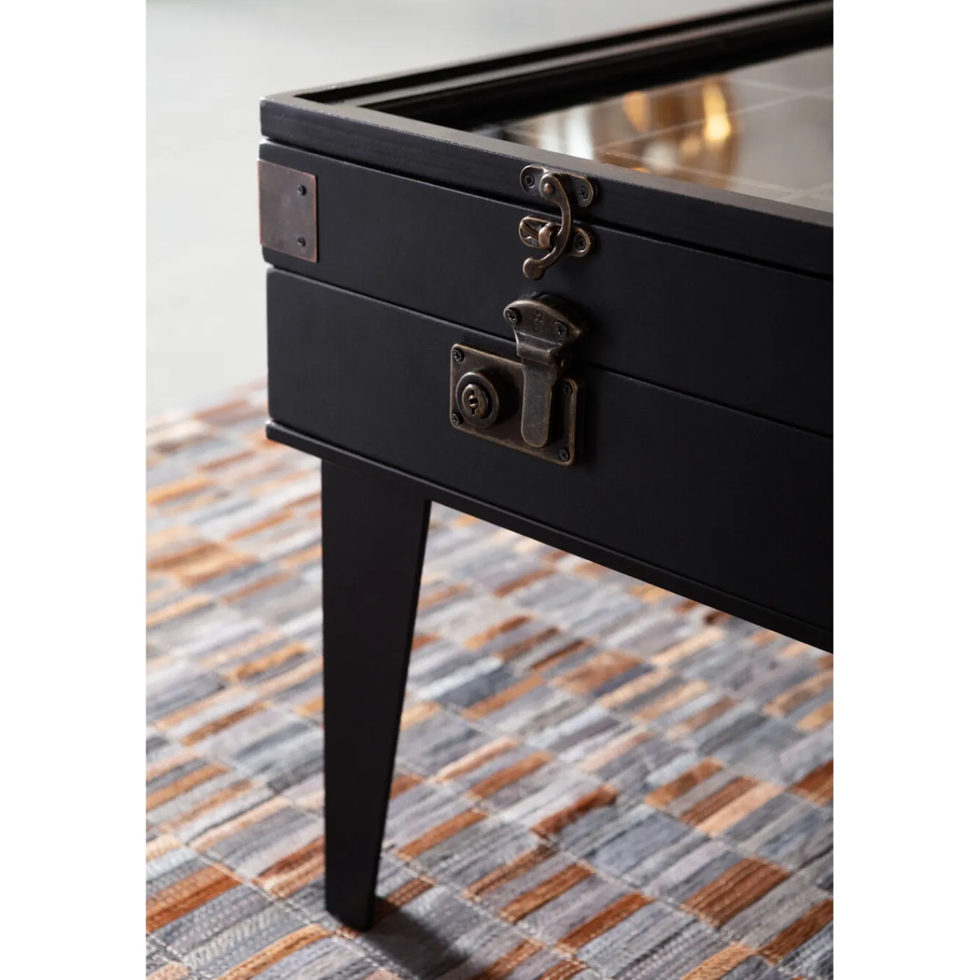 KARE Design Table Basse Collector Noir 122X55Cm