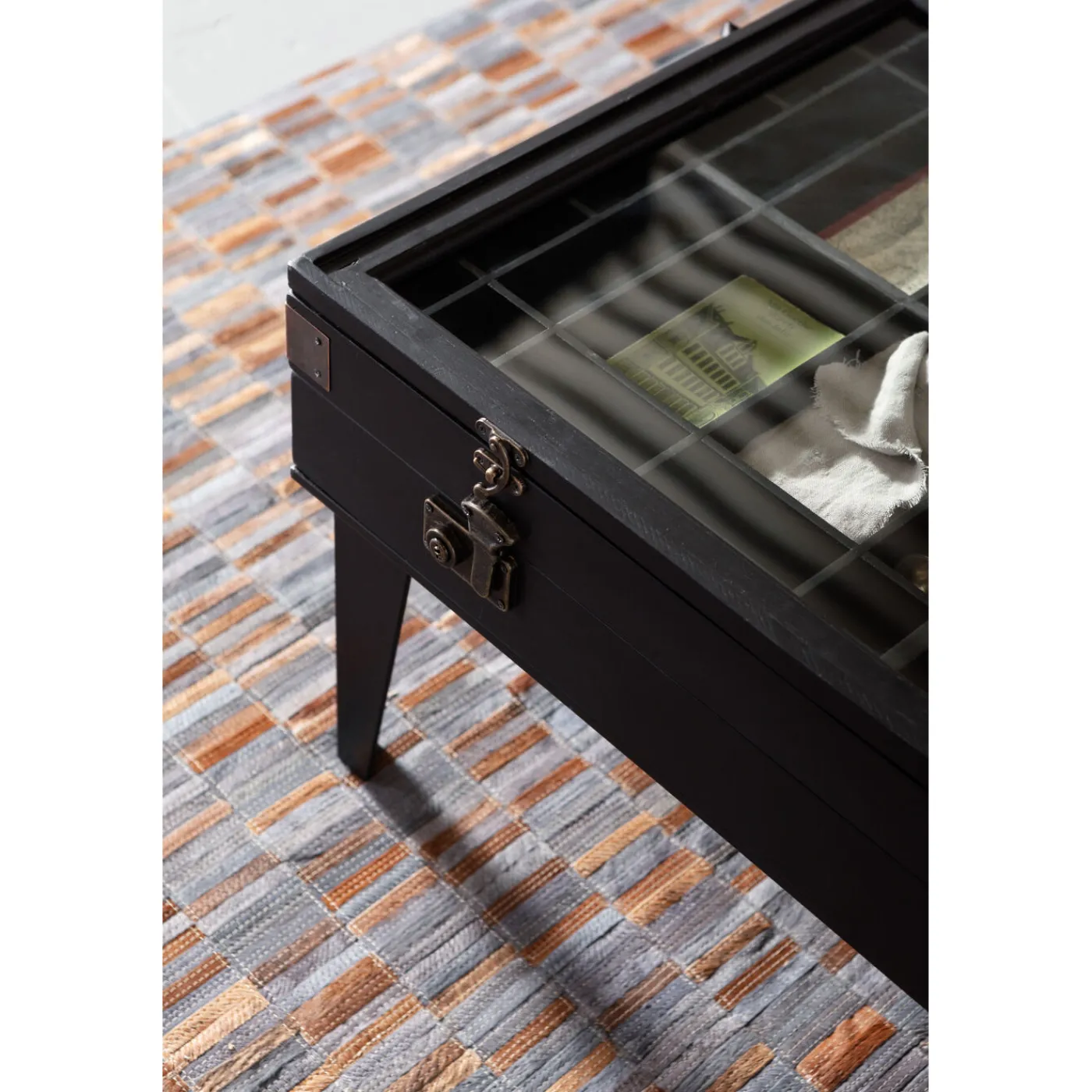 KARE Design Table Basse Collector Noir 122X55Cm