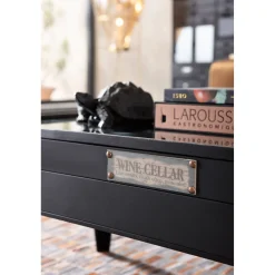 KARE Design Table Basse Collector Noir 122X55Cm