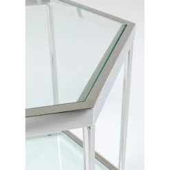 KARE Design Table Basse Comb Argente 45