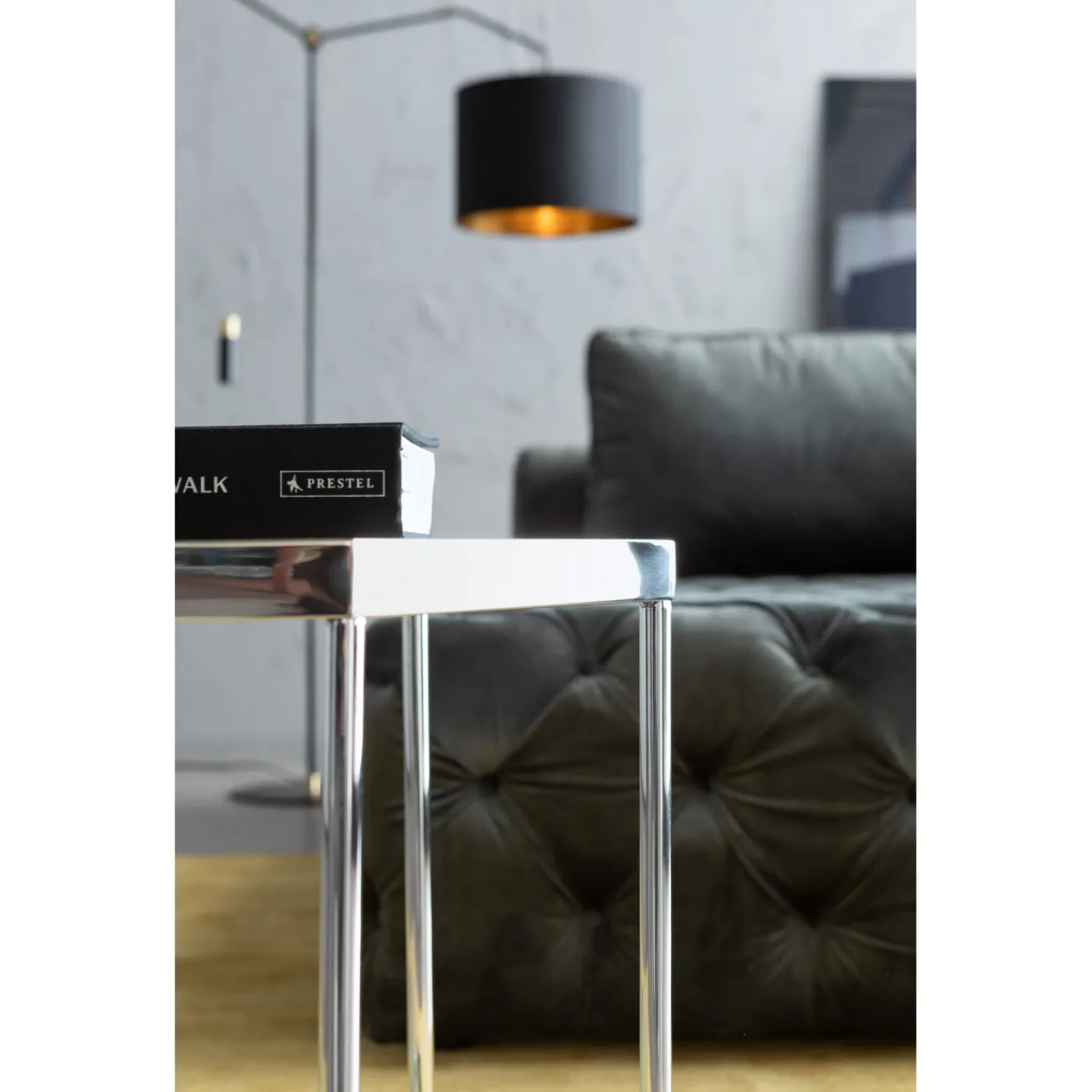 KARE Design Table Basse Comb Argente 45