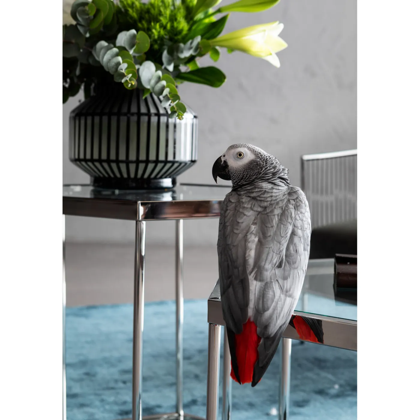 KARE Design Table Basse Comb Argente 45