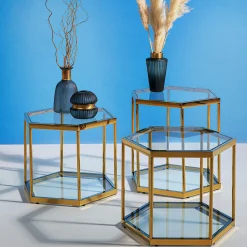 KARE Design Table Basse Comb Dore 45