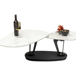 KARE Design Table Basse Franklin Blanc 150X58Cm
