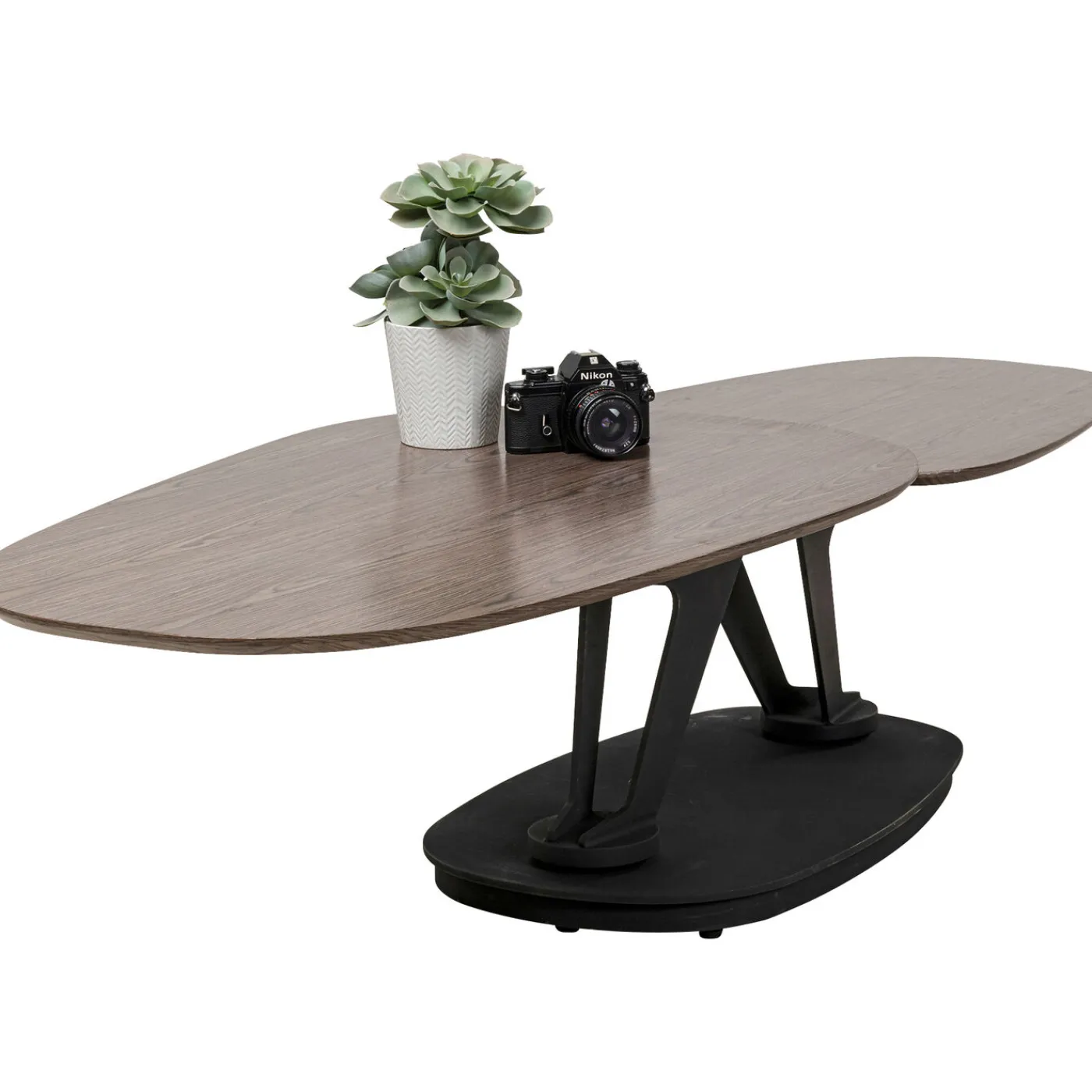 KARE Design Table Basse Franklin Wood Noyer 161X60Cm