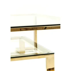 KARE Design Table Basse Gold Rush 120X120