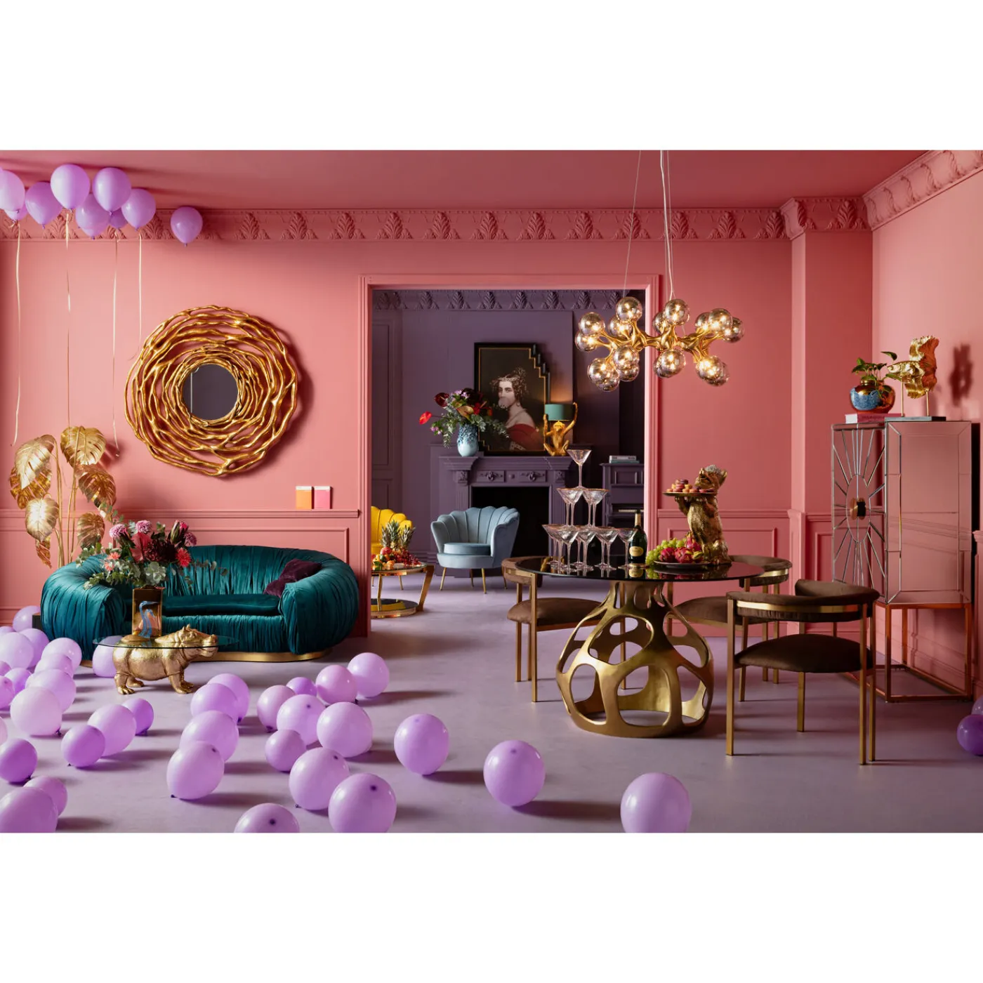 KARE Design Table Basse Hippo 80X49Cm