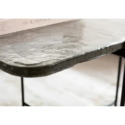 KARE Design Table Basse Ice Noir 63X46Cm