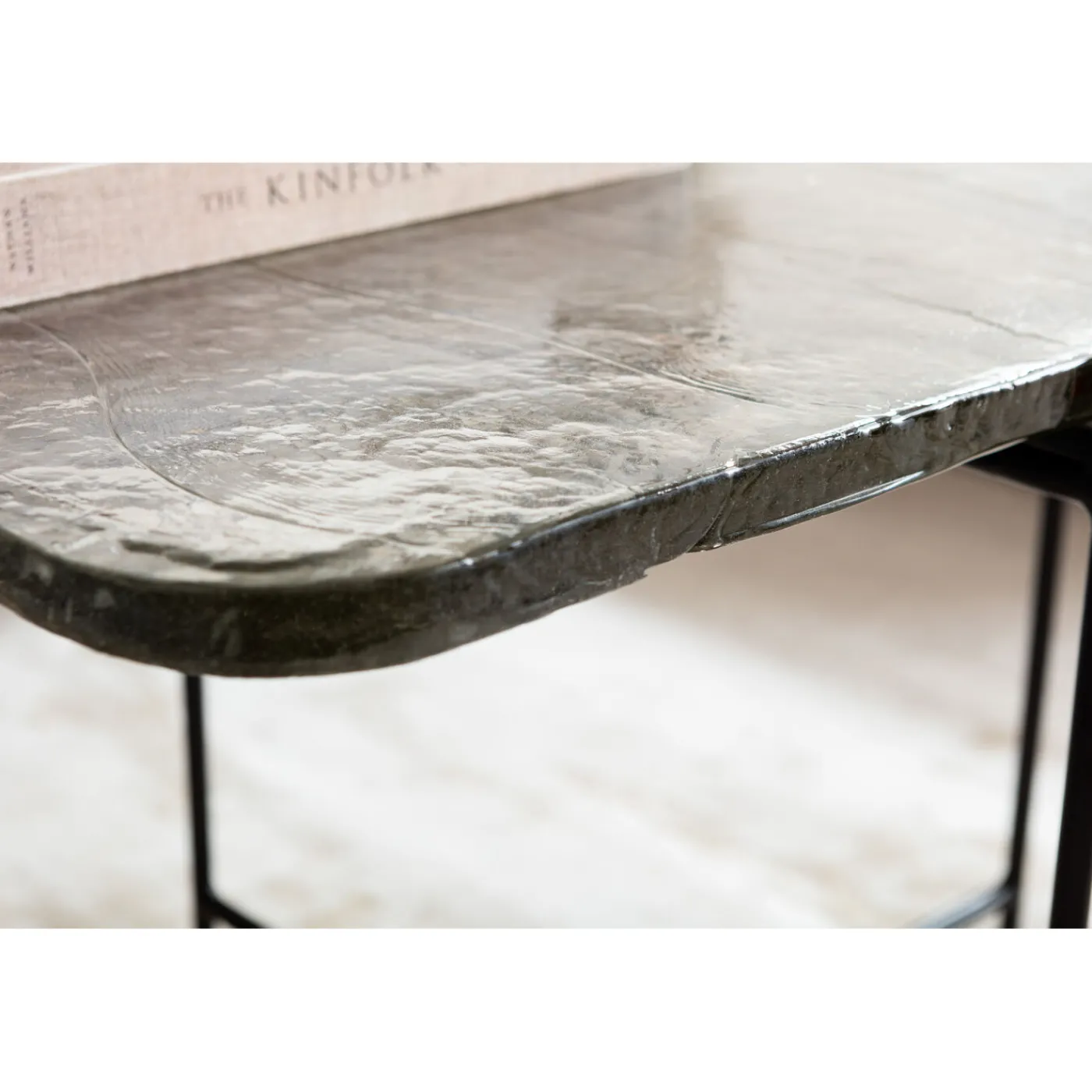 KARE Design Table Basse Ice Noir 63X46Cm