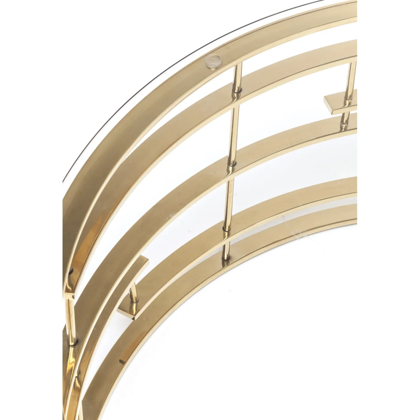 KARE Design Table Basse Jupiter Dore O100Cm