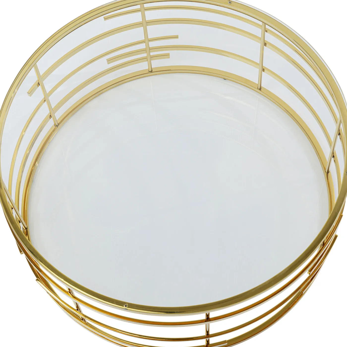 KARE Design Table Basse Jupiter Dore O100Cm