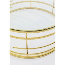 KARE Design Table Basse Jupiter Dore O100Cm