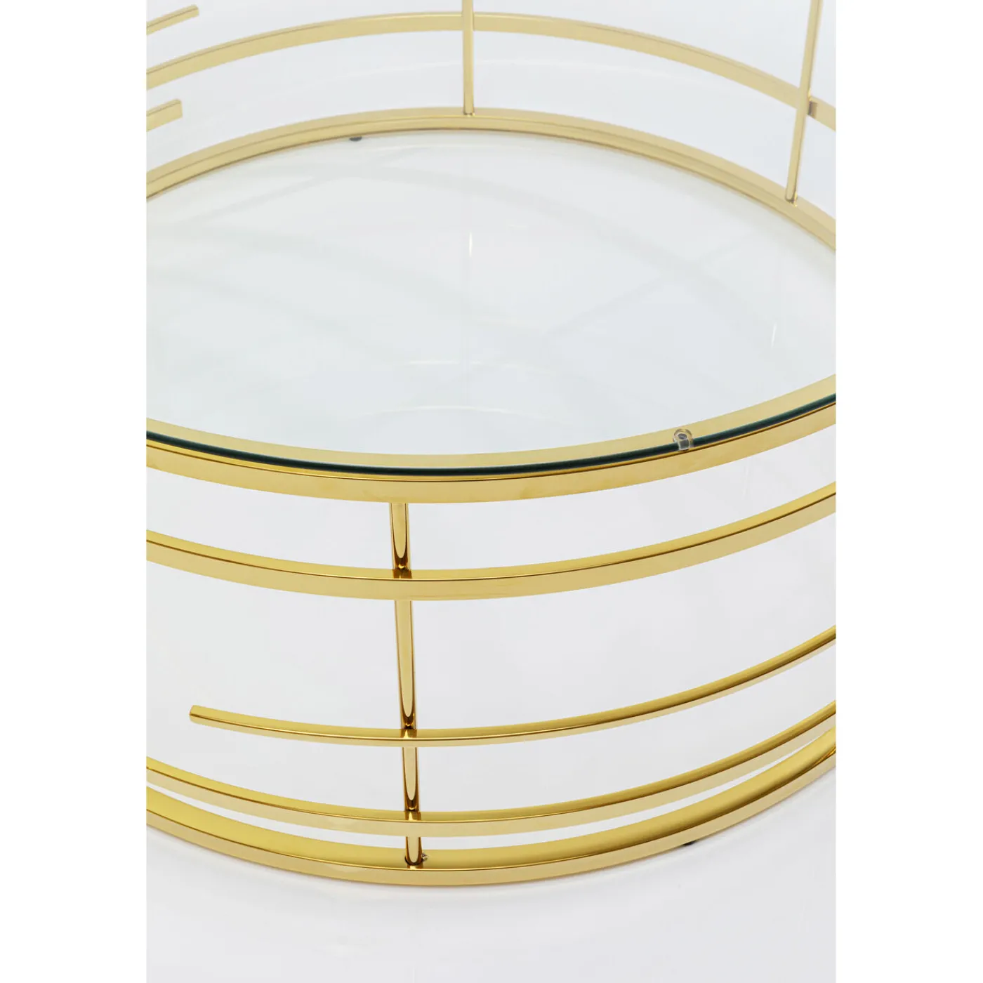 KARE Design Table Basse Jupiter Dore O100Cm