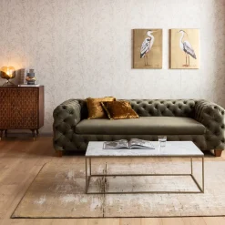 KARE Design Table Basse Key West Dore 120X60Cm