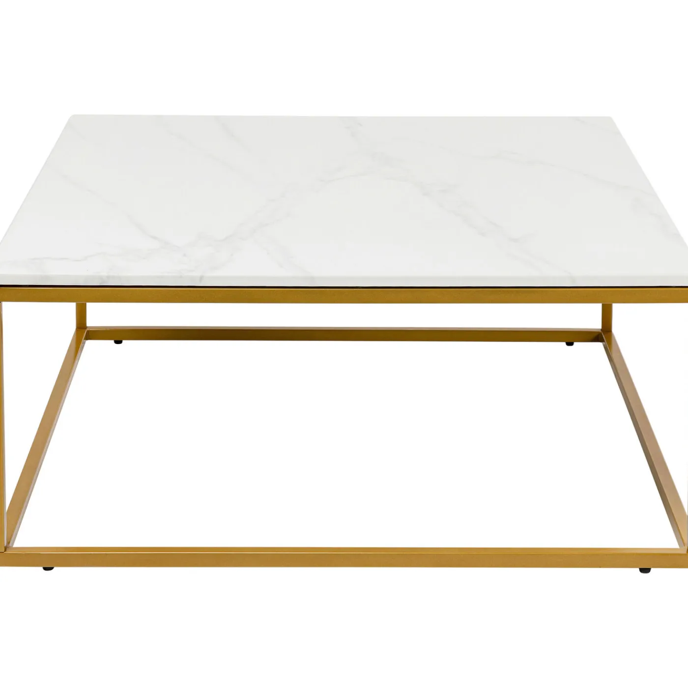 KARE Design Table Basse Key West Dore 90X90Cm