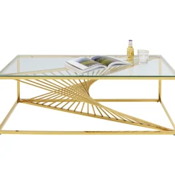 KARE Design Table Basse Laser Dore 120X60Cm