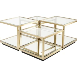 KARE Design Table Basse Luigi Dore (Jeu De 4)