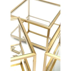 KARE Design Table Basse Luigi Dore (Jeu De 4)