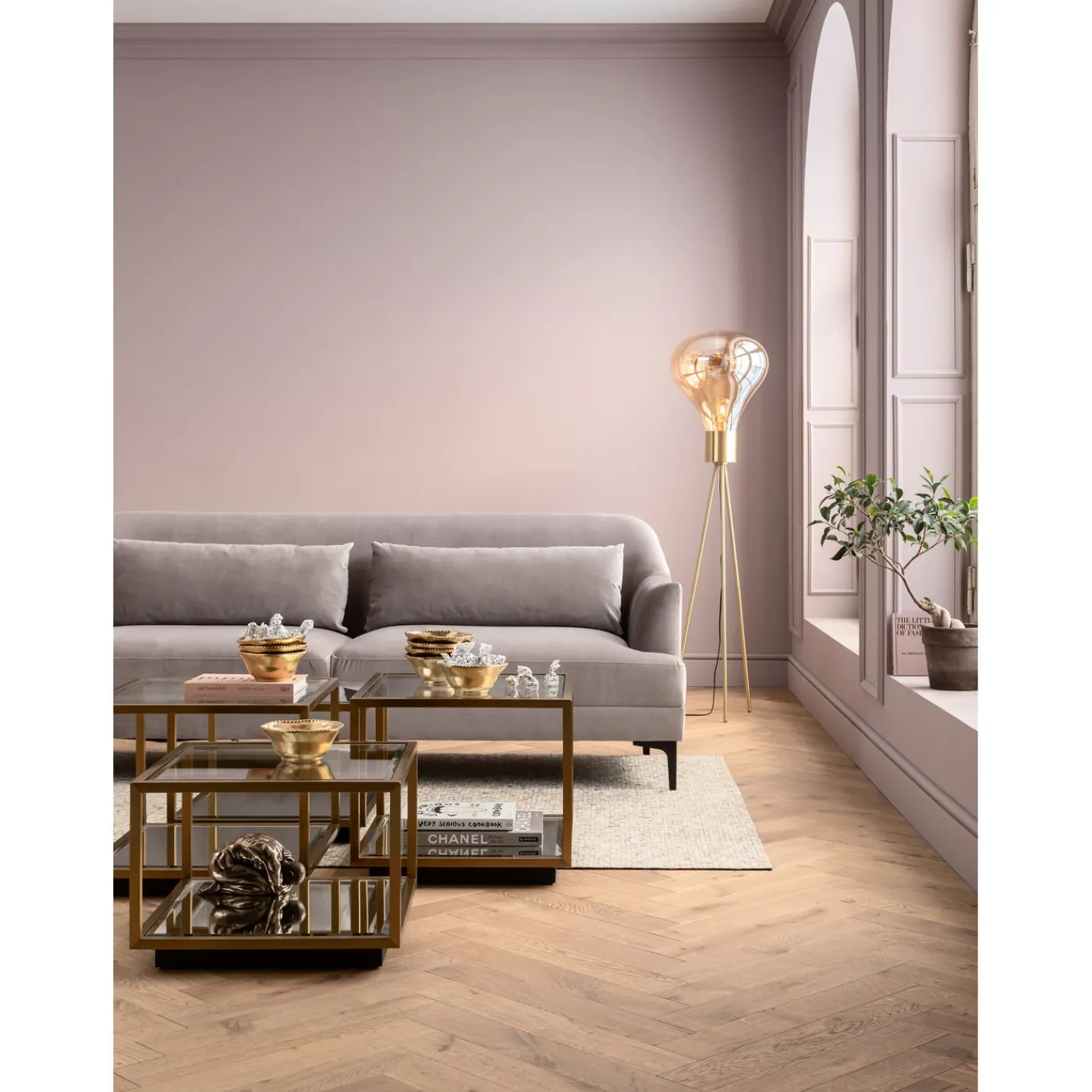 KARE Design Table Basse Luigi Dore (Jeu De 4)