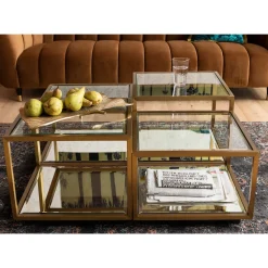 KARE Design Table Basse Luigi Dore (Jeu De 4)