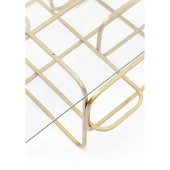 KARE Design Table Basse Meander Dore 140X80