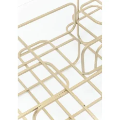 KARE Design Table Basse Meander Dore 140X80