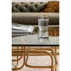 KARE Design Table Basse Meander Dore 140X80