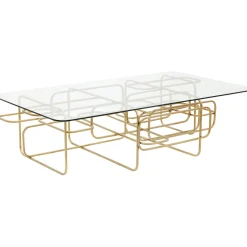 KARE Design Table Basse Meander Dore 140X80