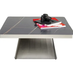 KARE Design Table Basse Miler Argente 80X80Cm