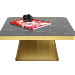 KARE Design Table Basse Miler Dore 80X80Cm