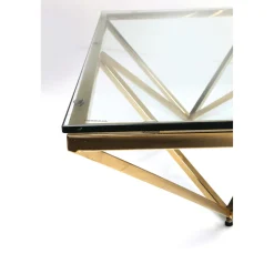 KARE Design Table Basse Network Doree 105X105Cm