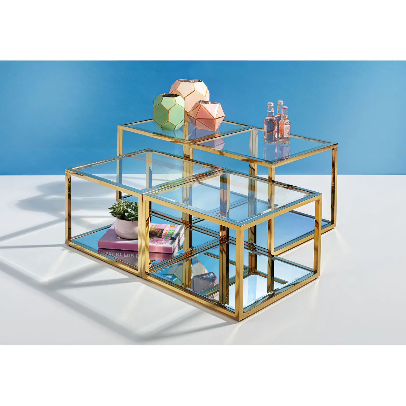 KARE Design Table Basse Orion Dore (4/Set)