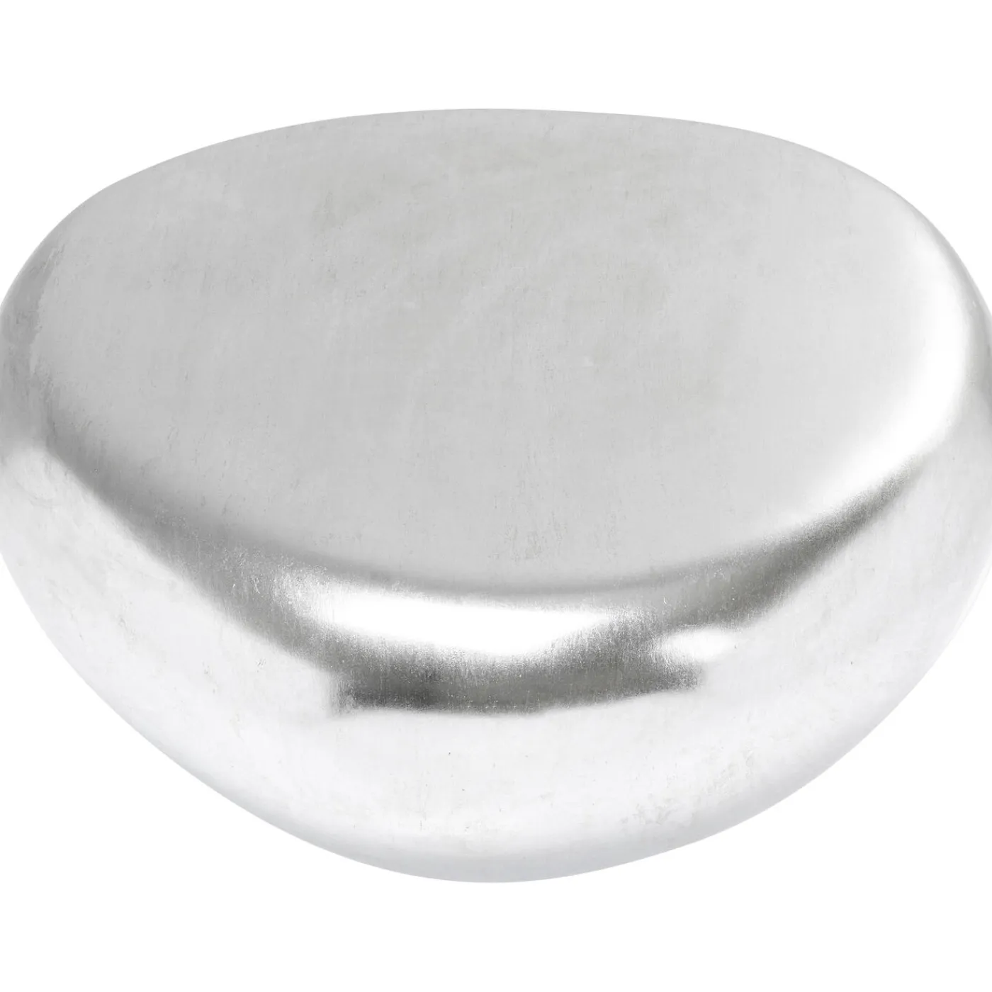 KARE Design Table Basse Pebble Argente 122X96