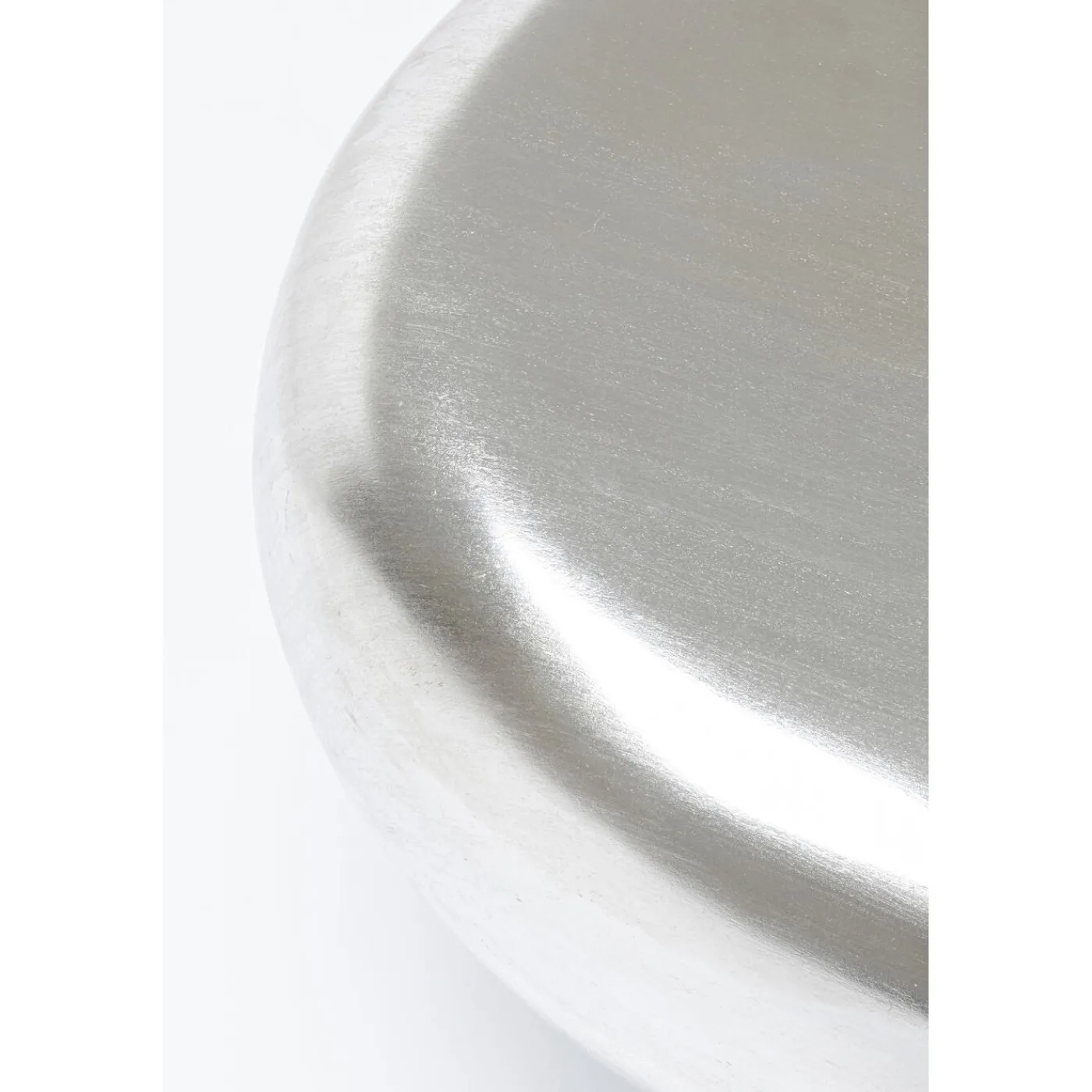 KARE Design Table Basse Pebble Argente 122X96