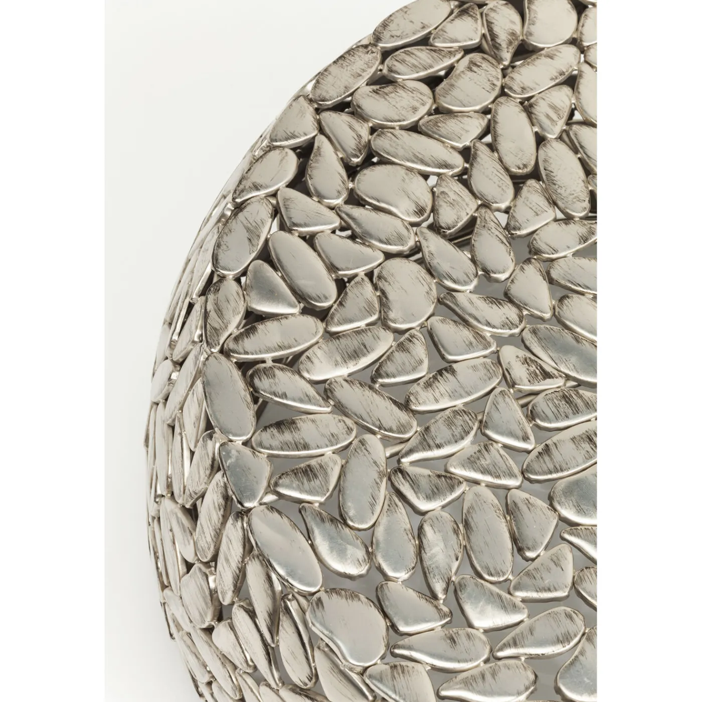 KARE Design Table Basse Pebbles Deluxe Argente (Jeu De 2)