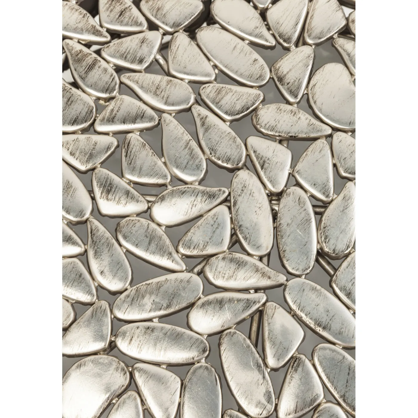 KARE Design Table Basse Pebbles Deluxe Argente (Jeu De 2)