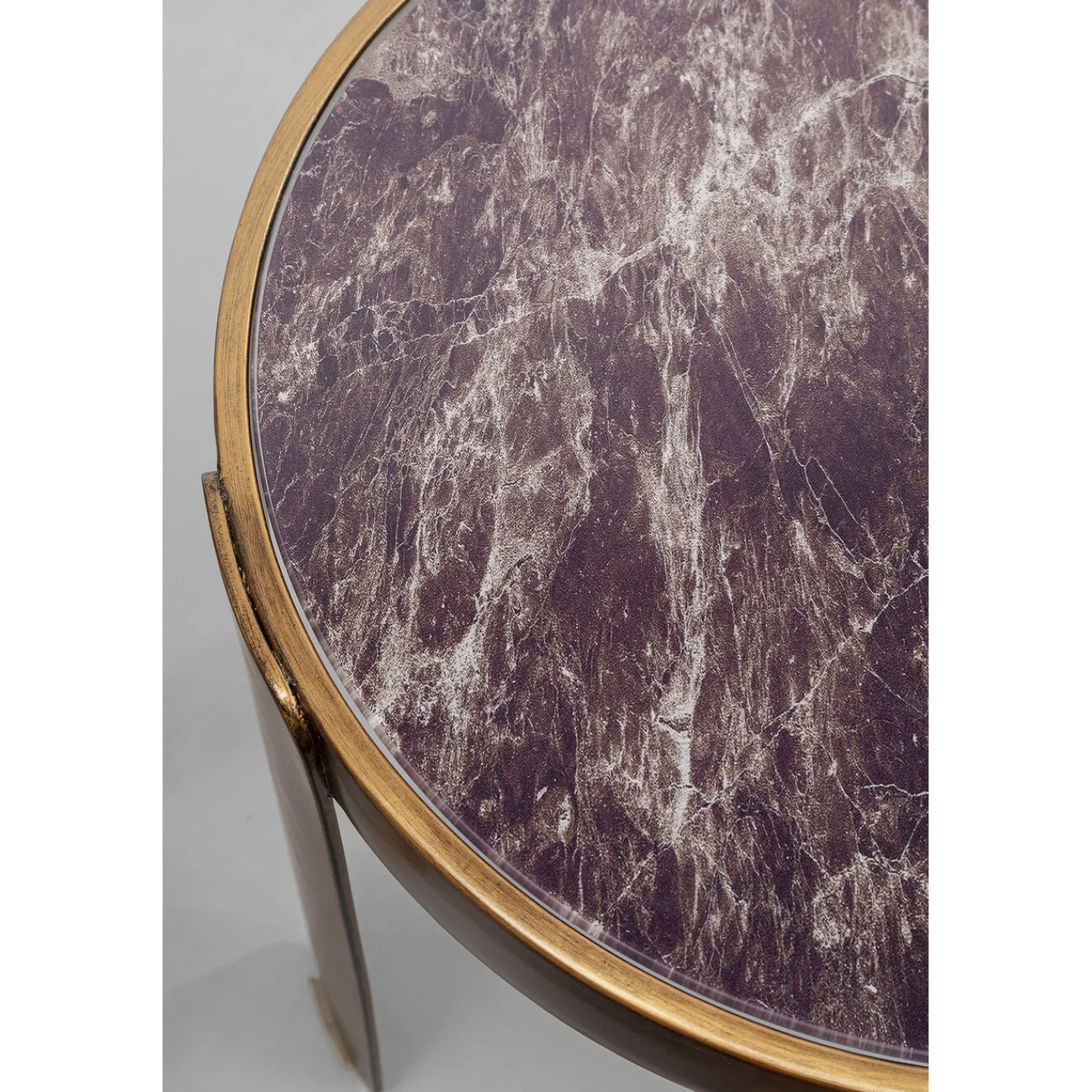 KARE Design Table Basse Perelli Laiton (3/Set)