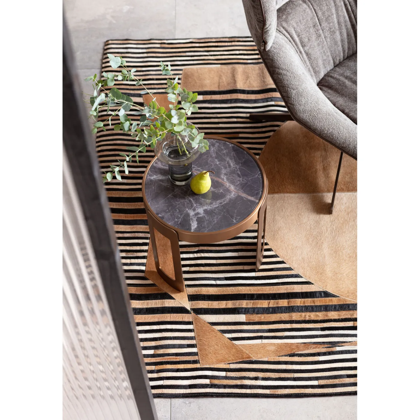 KARE Design Table Basse Perelli Laiton (3/Set)