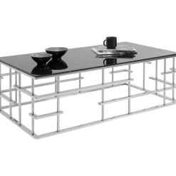 KARE Design Table Basse Rome Argente 130X70Cm