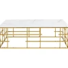 KARE Design Table Basse Rome Dore 130X70Cm