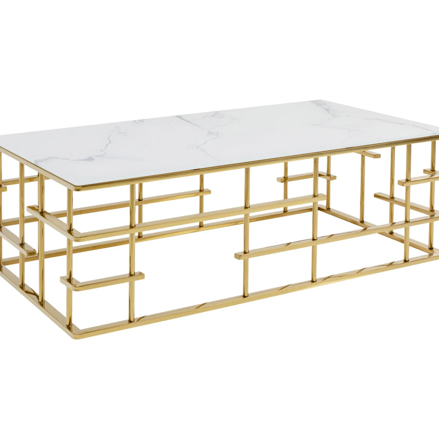 KARE Design Table Basse Rome Dore 130X70Cm
