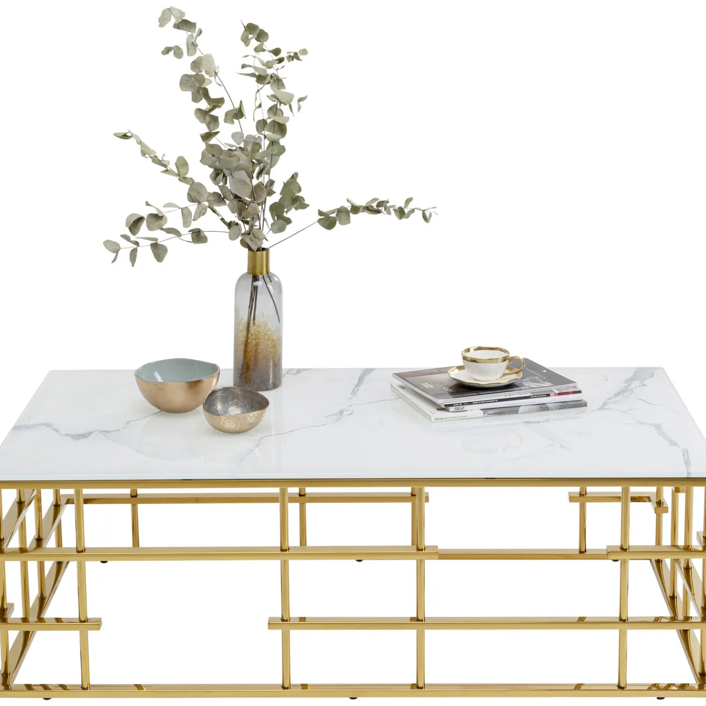 KARE Design Table Basse Rome Dore 130X70Cm